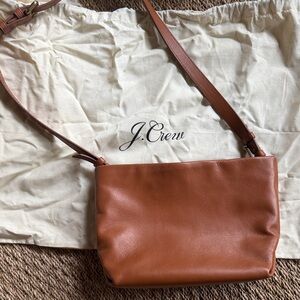 J. Crew Brown Leather Oslo Crossbody Bag
